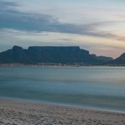 Picture of Table Mountain with the sea in front